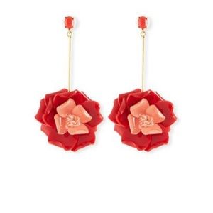 Oscar de la renta petunia drop earrings